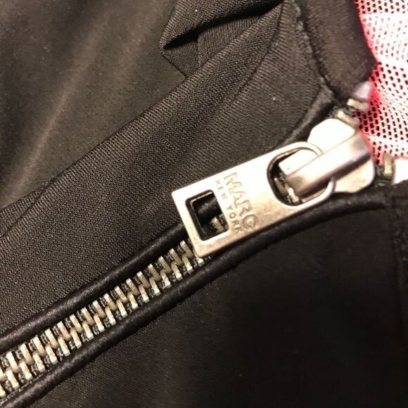 Marc New York Andrew Marc Black Zipper Dress S - Picture 8 of 9